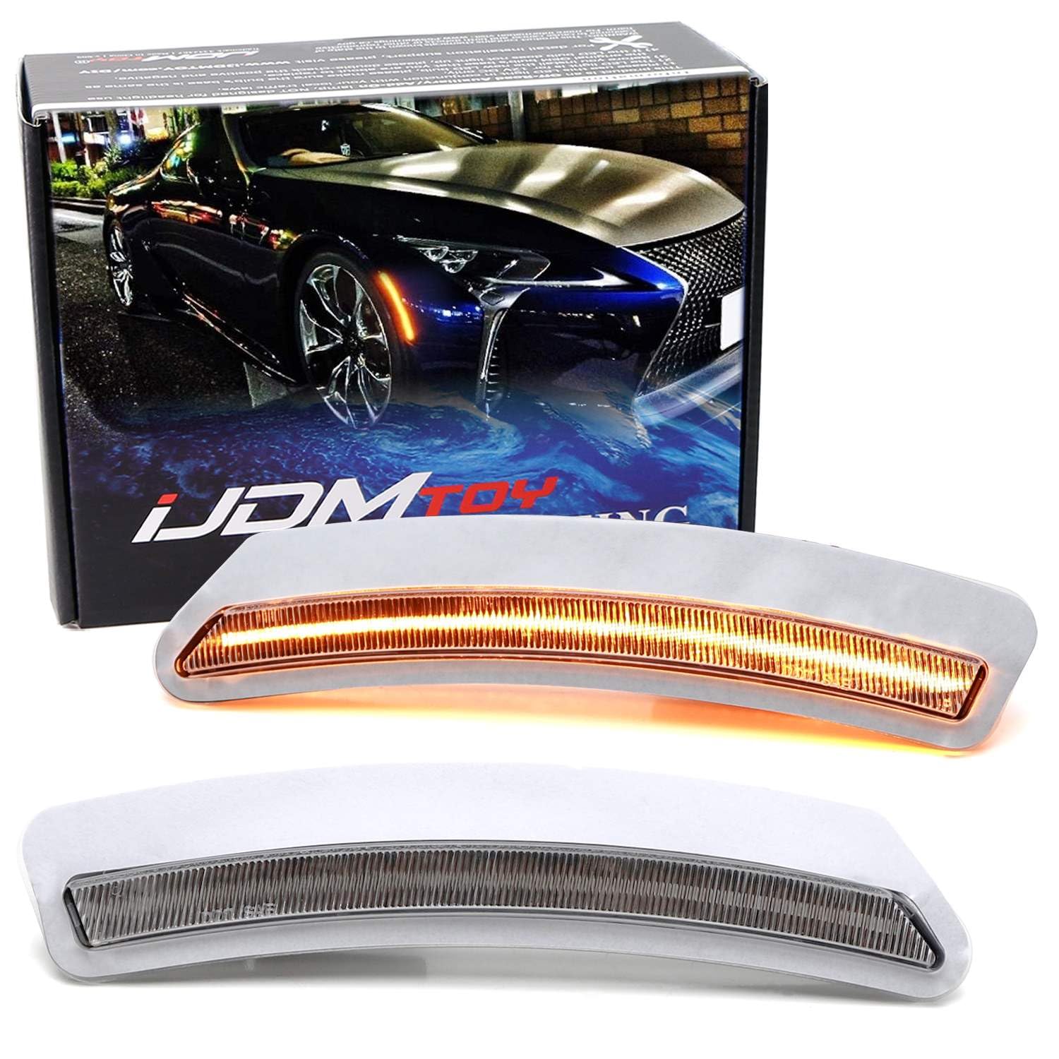 Amazon.com: iJDMTOY Semi-Clear Lens Amber Full LED Strip
